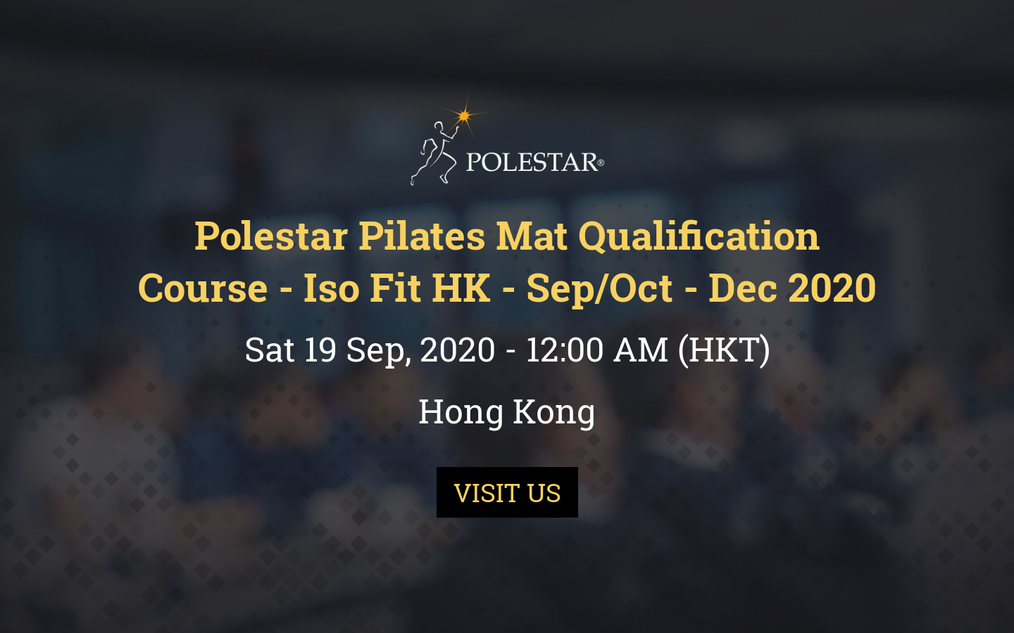 Polestar Pilates Mat Qualification Course Iso Fit HK Sep/Oct Dec